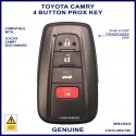 Toyota Camry 2018 onward genuine Denso 14FBC proximity remote 89904-06220