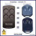 Fadini Divo 71 4 button gate remote control can replace the Astro or Jubi remotes