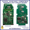 Toyota proximity key circuit board ID8A H-Chip suits 0410 PCB reference