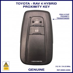 Toyota RAV 4 Hybrid 2019 onward 2 button proximity key 8990H-42060 with 231451-0351 PCB