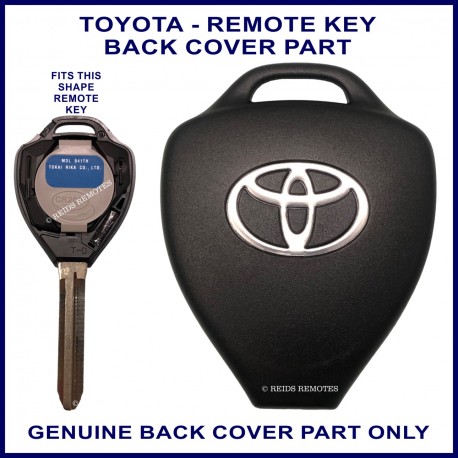 Toyota genuine back cover to suit 2, 3 & 4 button keys as shown