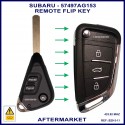 Subaru Forester Impreza Liberty, Outback 57497AG153 3 button flip key