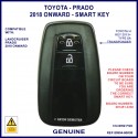 Toyota Landcruiser Prado 2 button genuine smart proximity key 281451-3330 part 89904-60K90