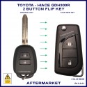 Toyota Hiace GDH300R compatible 314.4 MHz remote flip key to replace 89070-V3310