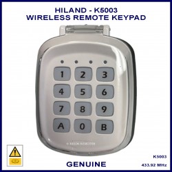 Hiland K5003 rolling code wireless remote key with white fascia