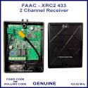 FAAC XRC2 433C stand alone 2 channel receiver 787752