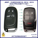 Jeep Cherokee KL series 2014 - 2018 4+1 button aftermarket smart proximity key