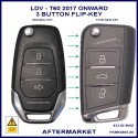 LDV T60 MAX 2017 onward models 3 button flip key XE