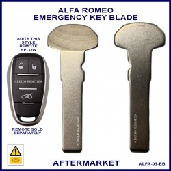 Alfa Romeo emergecny key blade to suit Giulia & Stelvio remote