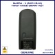 Image shows the back of the smart key with the emergency key blade removed