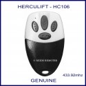 HERCULIFT HC106 white & black 4 button garage door remote