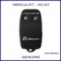 HERCULIFT HC107 Black 2 button garage door remote control