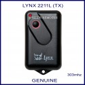 Lynx HT4 2211L 303Mhz 1 button garage door remote control