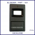 Elsema FMT101, 1 button black 27mhz garage door & gate remote control