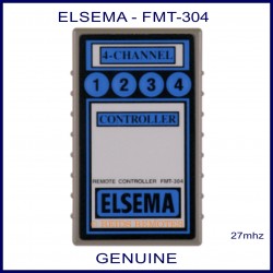 Elsema FMT304, 4 channel 27 MHz garage door and gate remote controller