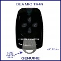 DEA MIO TR4N black and grey gate remote control with 4 buttons