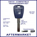 Iveco Eurocargo & Stralia truck key - transponder cloning & key cutting