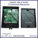 FAAC XR2 433C stand alone 2 channel receiver 787747