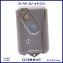 Guardian R2B4 433.92Mhz 2 button grey garage door remote