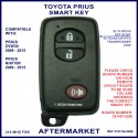 Toyota Prius 2009-2015 3 button smart key 281451-5290 314 MHz FSK 4D 80 bit