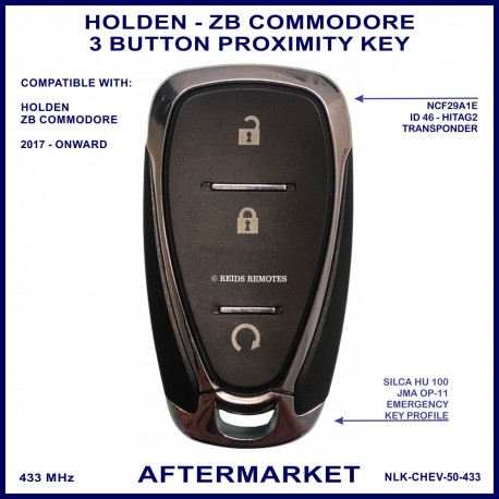 Holden commodore store key battery