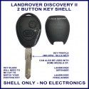 Land Rover Discovery 2 button Valeo style key shell NE52 key profile