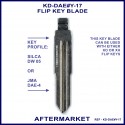 Daewoo & Holden Silca DWO5 & JMA DAE-4 aftermarket flip key blades