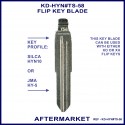 Hyundai compatible Silca HYN10 & JMA HY-5 aftermarket flip key blade