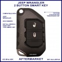 Jeep Wrangler 2018-2021 2 button ID4A HITAG-AES keyless go 433 MHz ASK flip key