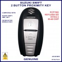 Suzuki Swift 2005 - 2017 2 button ID46 PCF7952 proximity remote key 37172-71L11